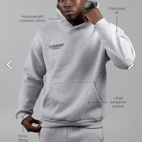 Coordinate Hoodie™- Mist - Picture 2 of 5